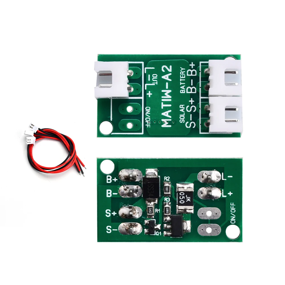 

Automatic Solar Panel Battery Charger Board Night Light LED Lamp Control Switch Battery Charger Charging Controller Module