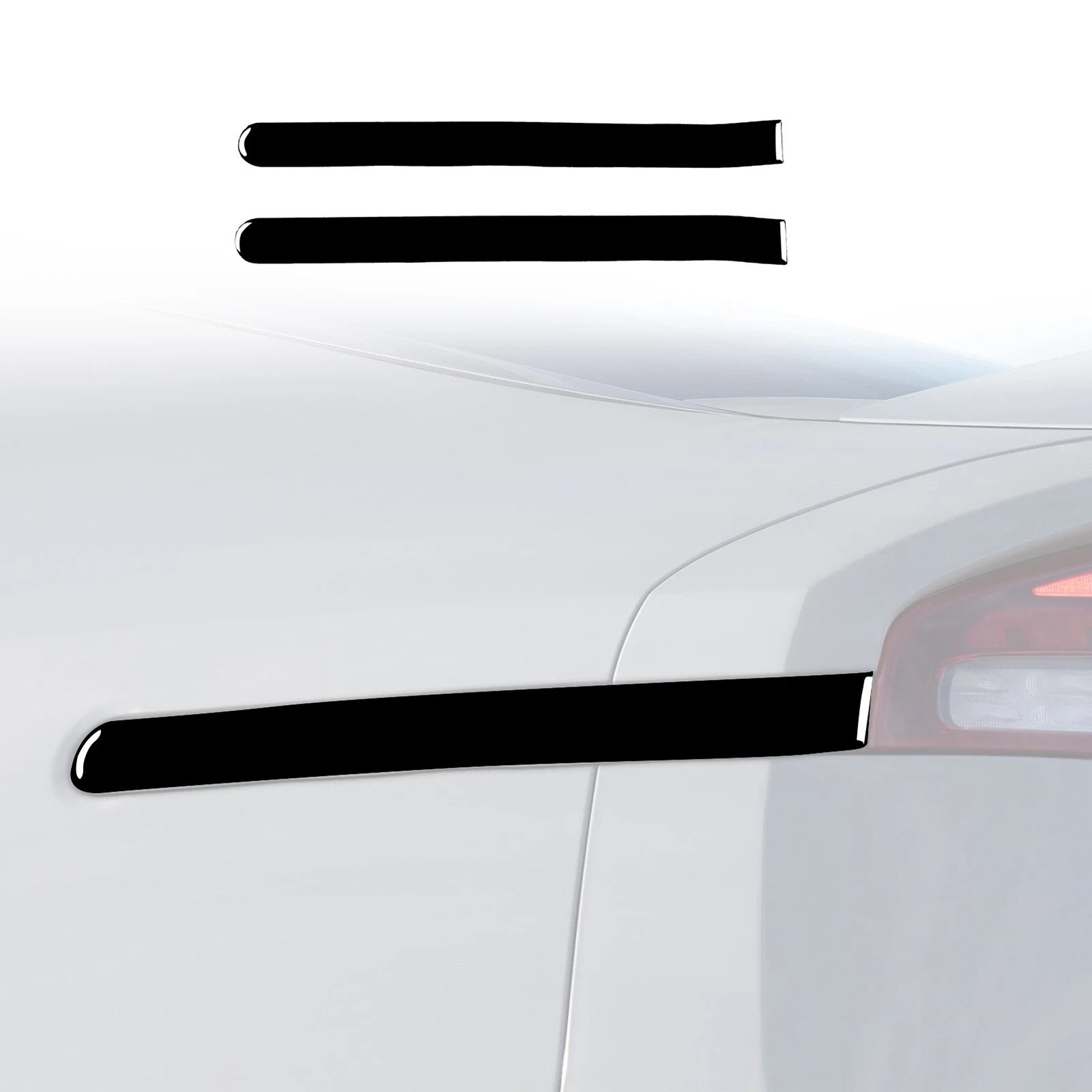 2 шт. наклейки на автомобильные стоп-сигналы из мягкого пластика для Kia Stinger 2018 2019