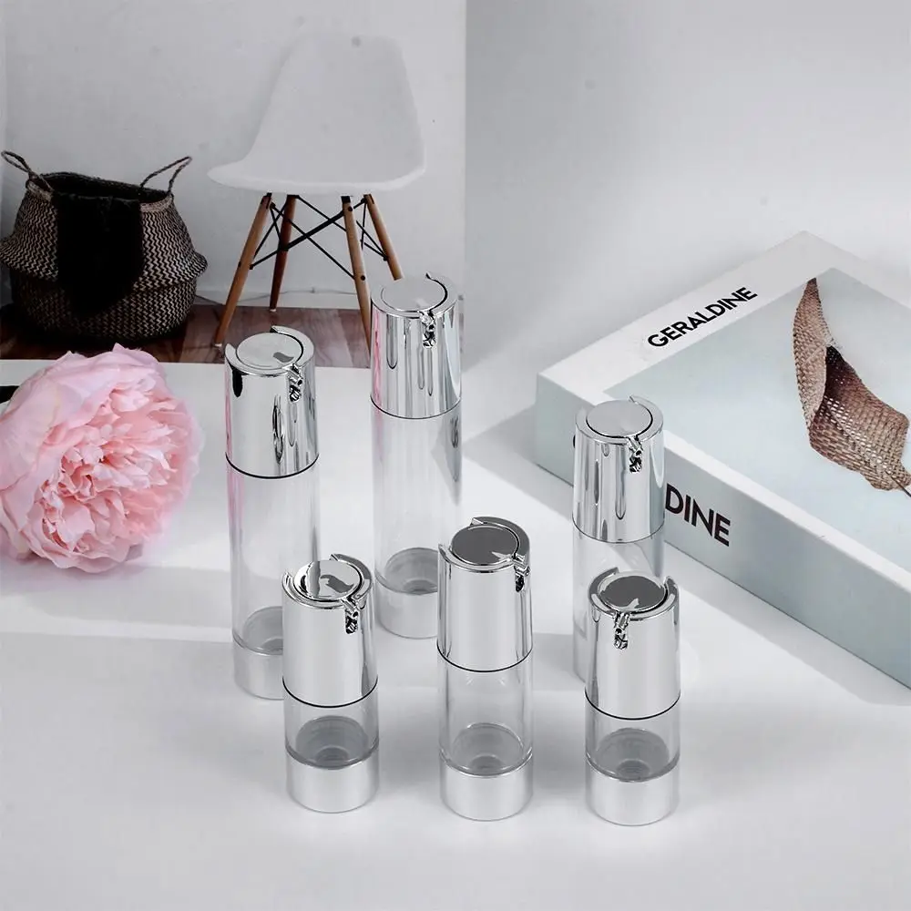 

with Pump Airless Pump Bottles Travel Size Cosmetic Cream Containers Pump Dispensers for Women Beauty for Makeup