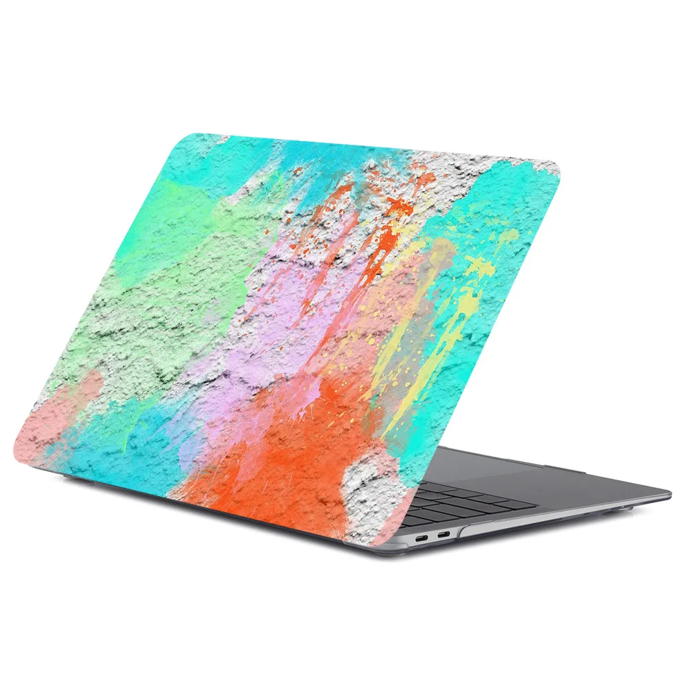 

Painting laptop Hard shell Case+keyboard Cover for Apple Macbook Air 11 13 Pro Retina with/out Touch Bar 11 12 13 15"inchs