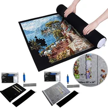 Puzzles Pad Jigsaw Roll Felt Mat Playmat Puzzles Blanket For Up To 1500 Pcs Puzzle Accessories New Portable Mat (Only Mat)