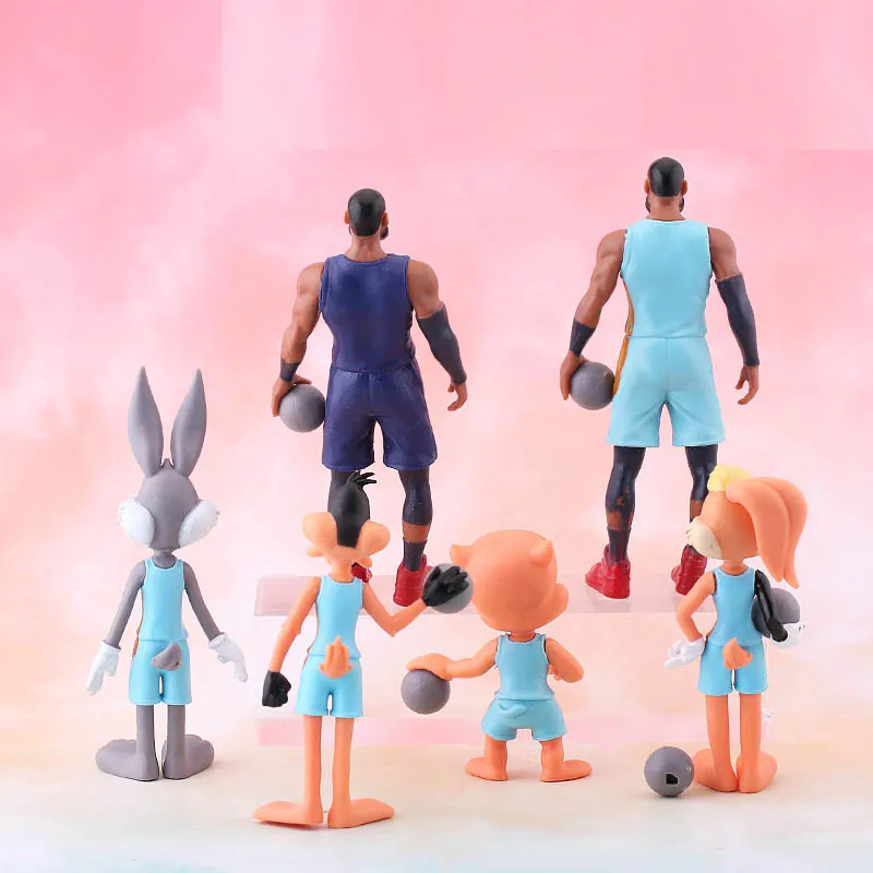 Новинка 6 шт./компл. 10 см милые игрушечные фигурки из ПВХ в виде воздушного хлопка