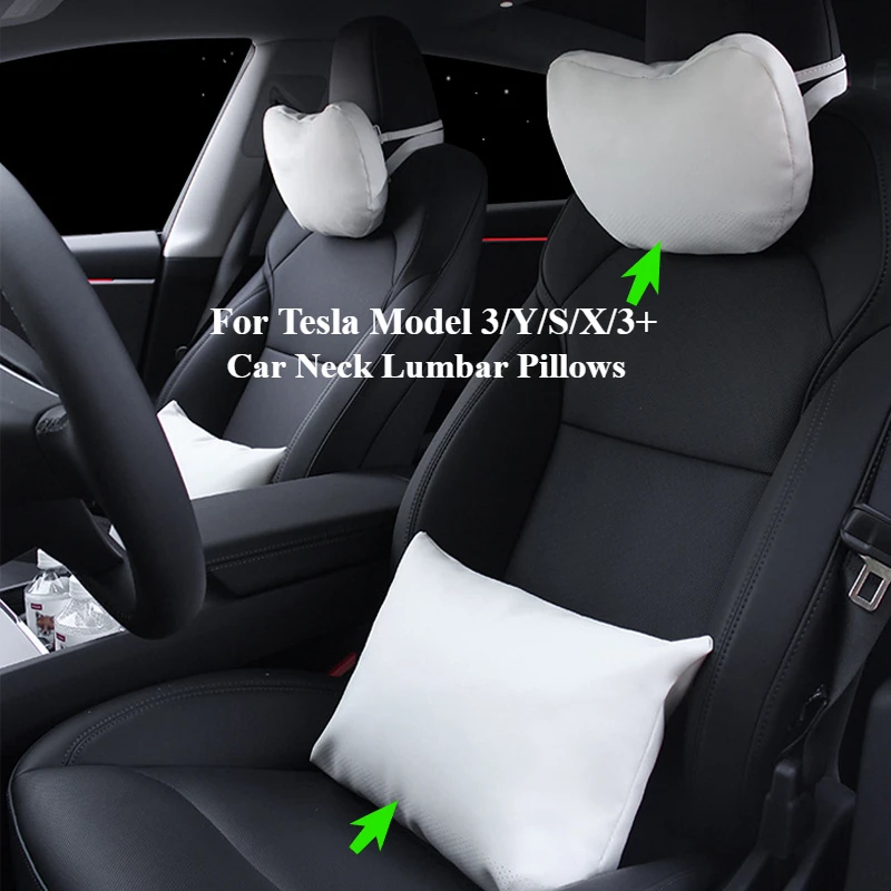 Для Tesla Model 3/Y/S/X/3+ шея поясничная память хлопковый подголовник для автомобильного