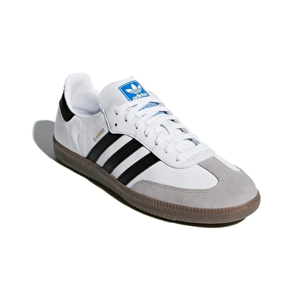 Оригинальная мужская и женская противоскользящая одежда Adidas Samba светлого цвета