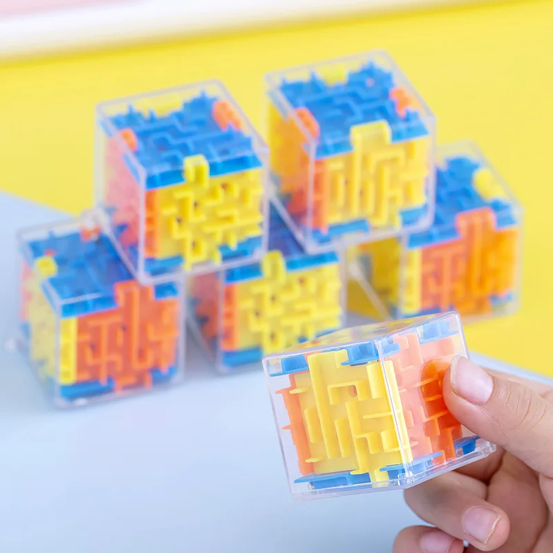 

5-Pack 3D Maze Spin Puzzle Cube Puzzles Puzzles Kids Educational Brain Teasers Toys Birthday Party Favor Goody Bag Pinata Filler