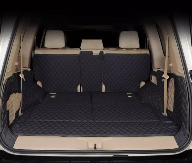 

Лучшее качество! Специальные коврики для багажника автомобиля для Lexus 600 2022, 7 сидений, водонепроницаемые коврики для багажника для LX600 2023, бесплатная доставка