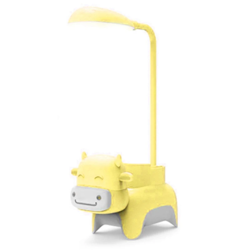 

3 Modes LED Rechargeable Table Lamp Phone Pen Holder Cute Lamp USB Charging Bedroom Bedside Lamp Lampu Belajar