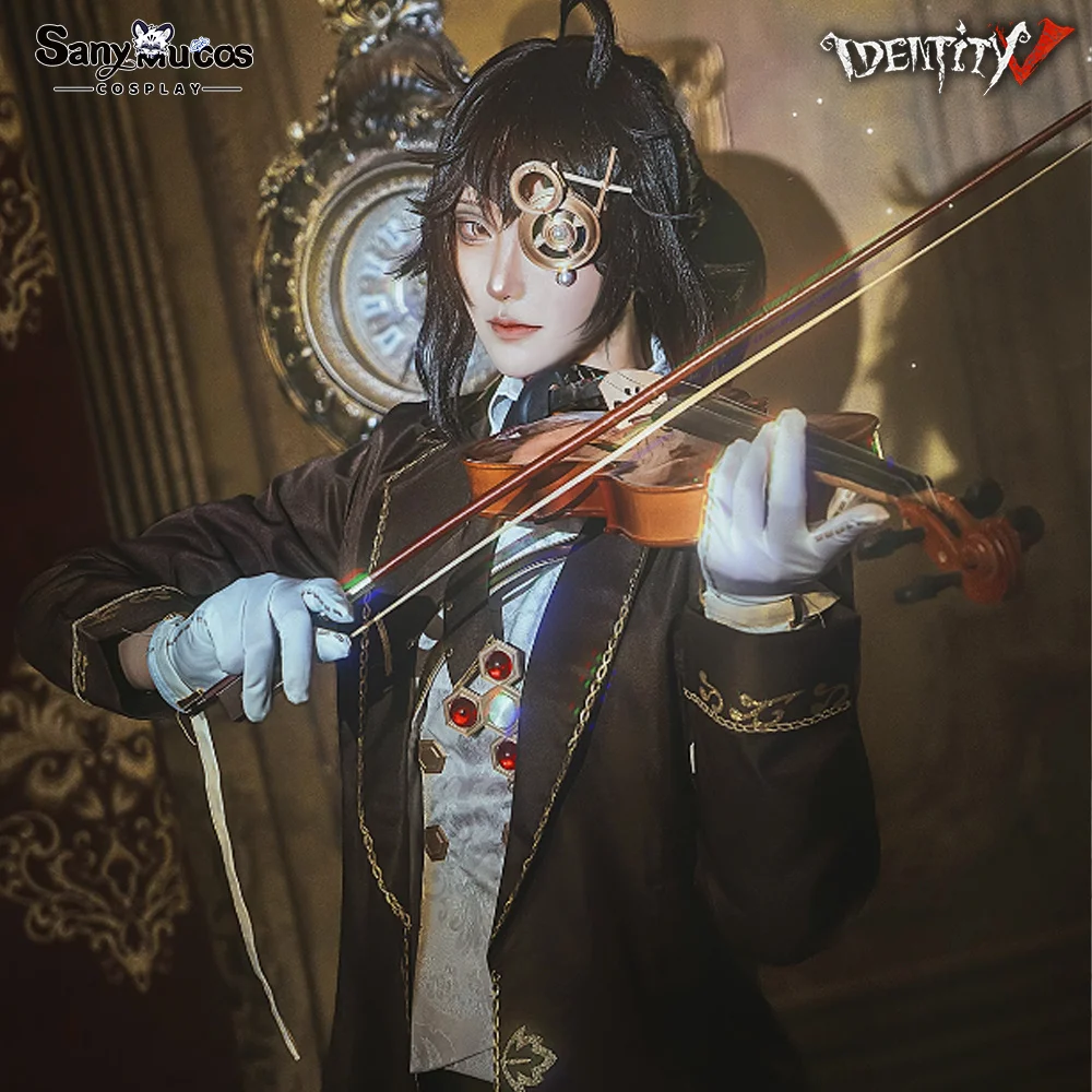 В НАЛИЧИИ SanyMuCos Patient Emil Выпускной День Косплей Identity V Game Платье Наряд Comic-con Подарок