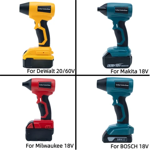 Беспроводной турбовентилятор для аккумуляторов DeWalt/Makita