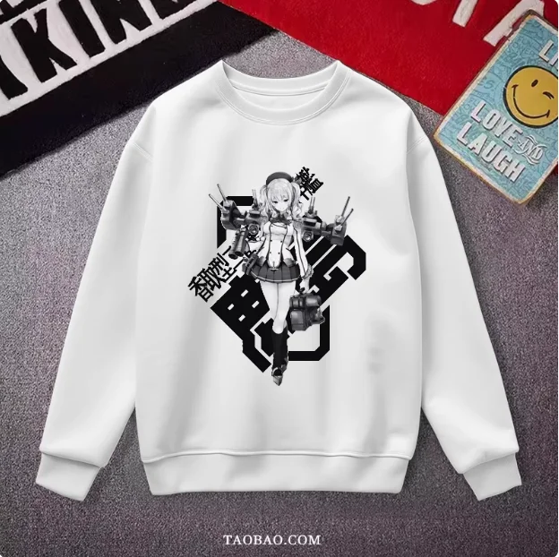 Аниме Kancolle Kashima Толстовка с капюшоном Косплей Осень Зима Мужчины Женщины Пальто