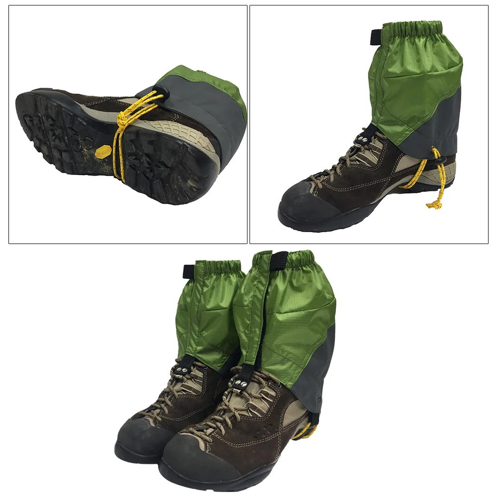 

Adjustable Foot Covers Hiking Lightweight Gaiters Shoe Walking Mountain Low Gaiters Outdoor Ankle Travel