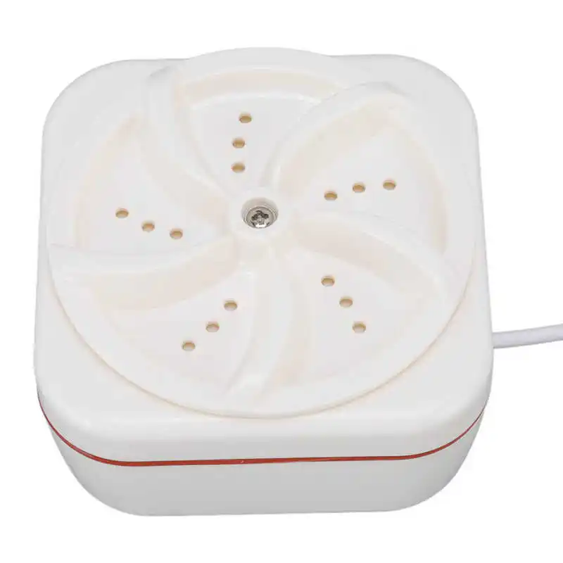 

Portable TurbineWashing Machine ABS Material Ultrasonic Washing Machine 5V 18W for Travel for Dormitory