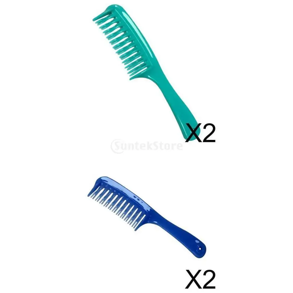 

4Pcs Curved Detangling Hair Comb, Detangler Brush Straighten ,