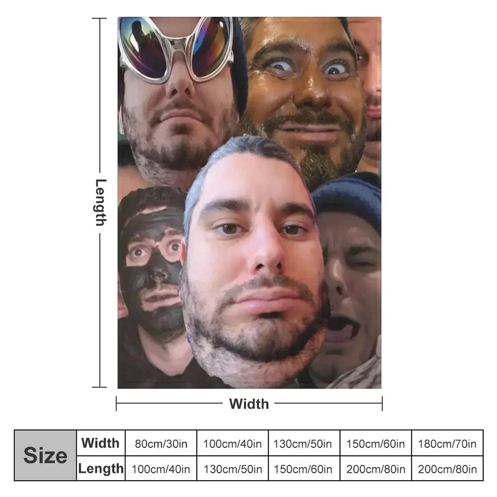 H3H3 Этан Забавное одеяло для декоративного дивана декоративные одеяла диванов