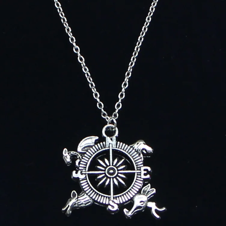 

20 шт., подвеска с компасом, 28 х34 мм