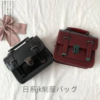 xiuya japanese jk uniform messenger bag women solid british vintage mini cambridge crossbody bag satchel female purses 2022