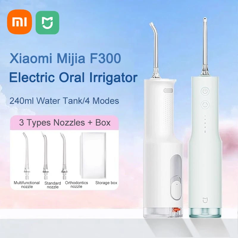 Xiaomi Mijia F300 Электрический ирригатор для полости рта Портативное устройство зубной