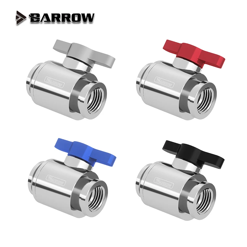 Barrow Серебряный Мини-клапан для водяного охлаждения с ручкой