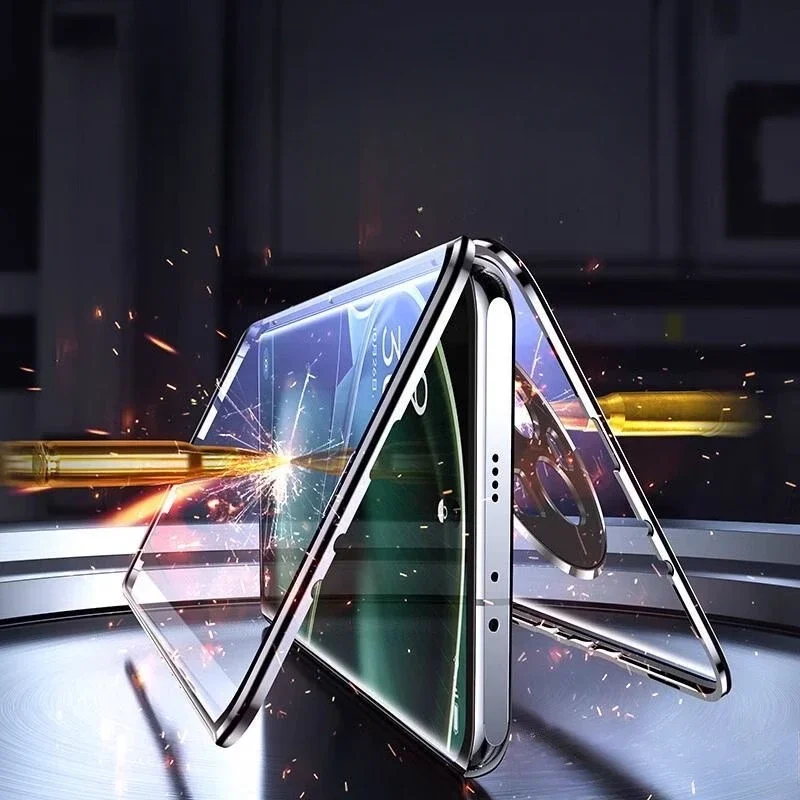360-металлический чехол из закаленного стекла с полной защитой для Vivo X200 Pro X200pro