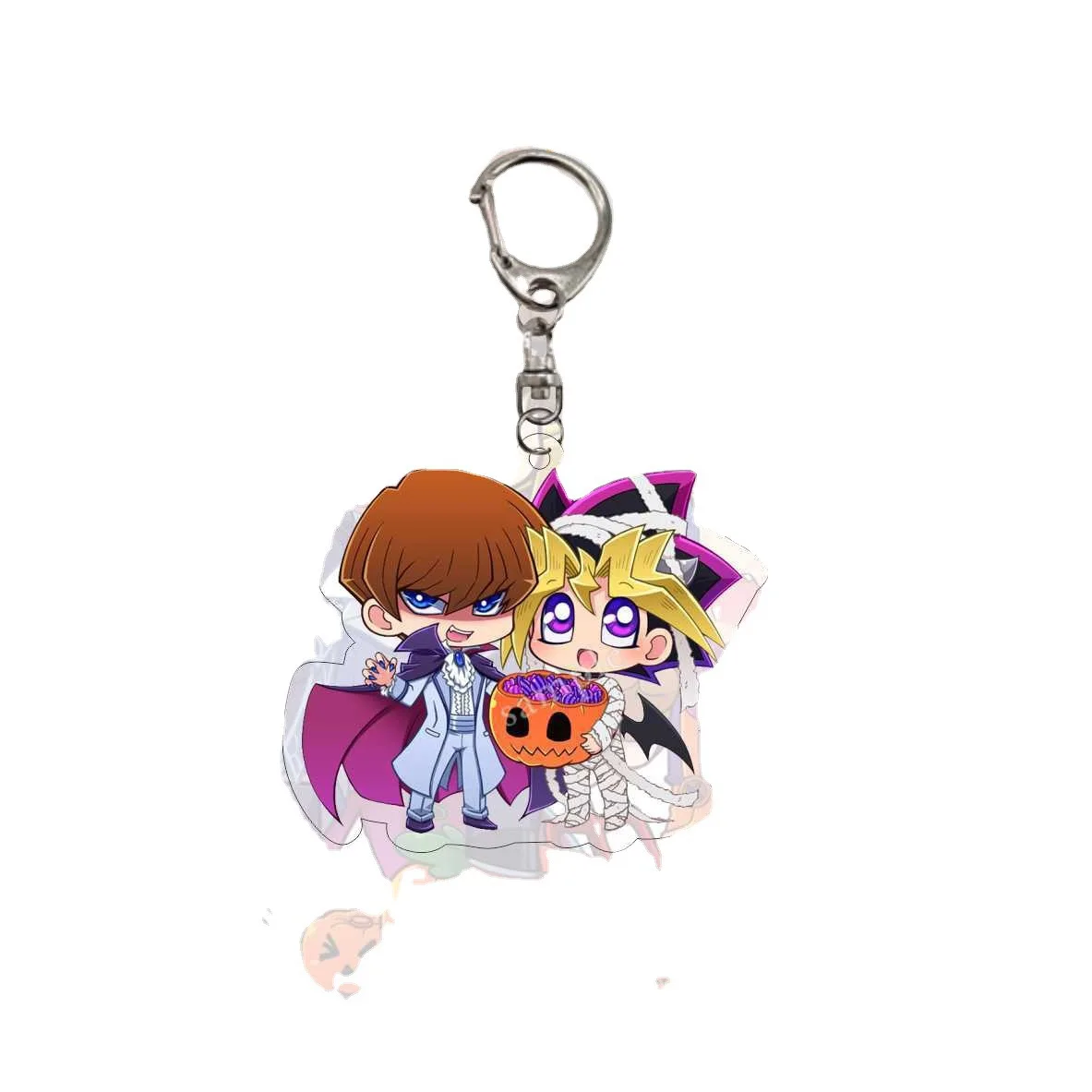 

Акриловый аниме брелок Yu-Gi-Oh! Игры Muto Atum вокруг кемпинга кулон студенческий подарок