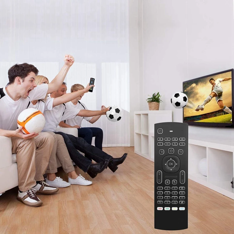 Беспроводная клавиатура MX3 пульт дистанционного управления с подсветкой 2 4 ГГц