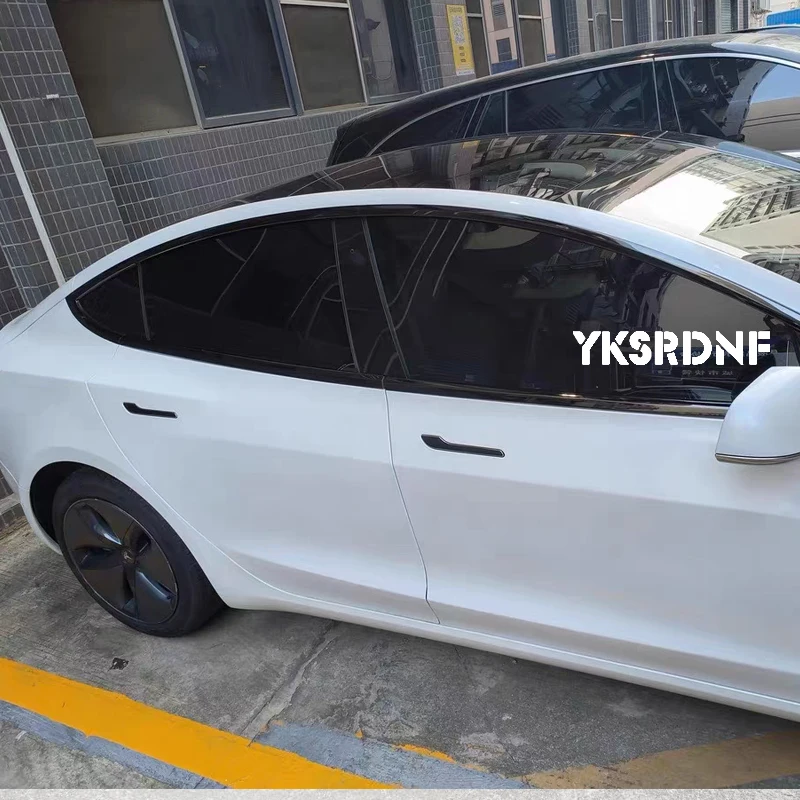 Автомобильные аксессуары для Tesla Model Y 3 2017-2023 сталь shchcg черная карбоновая наружная