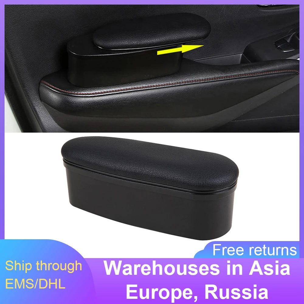 

Storage Functional Armrests Car Door Leather Ergonomic Armrests Auto Interior Parts Arm Elbow Support Arm Heightening Pad 30