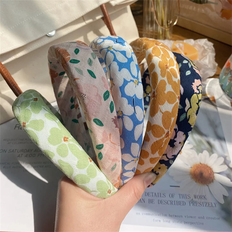 Ободок для волос в корейском пасторальном стиле Женский толстые винтажные