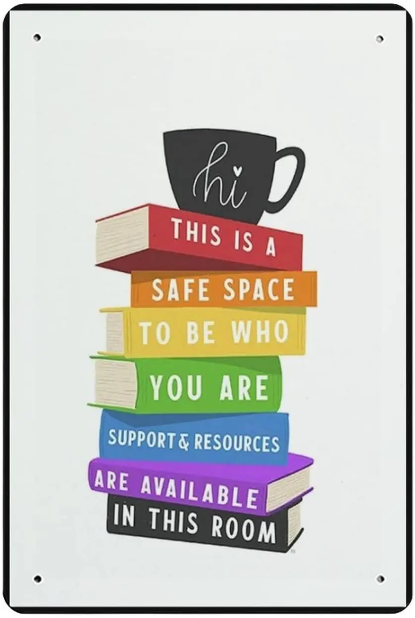 XianJinDu Safe Space Винтажная металлическая жестяная вывеска для дома кофейни офиса