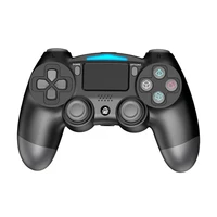 game controller gamepads for ps4 console wireless bluetooth compitible gamepad double vibration with led indicator light