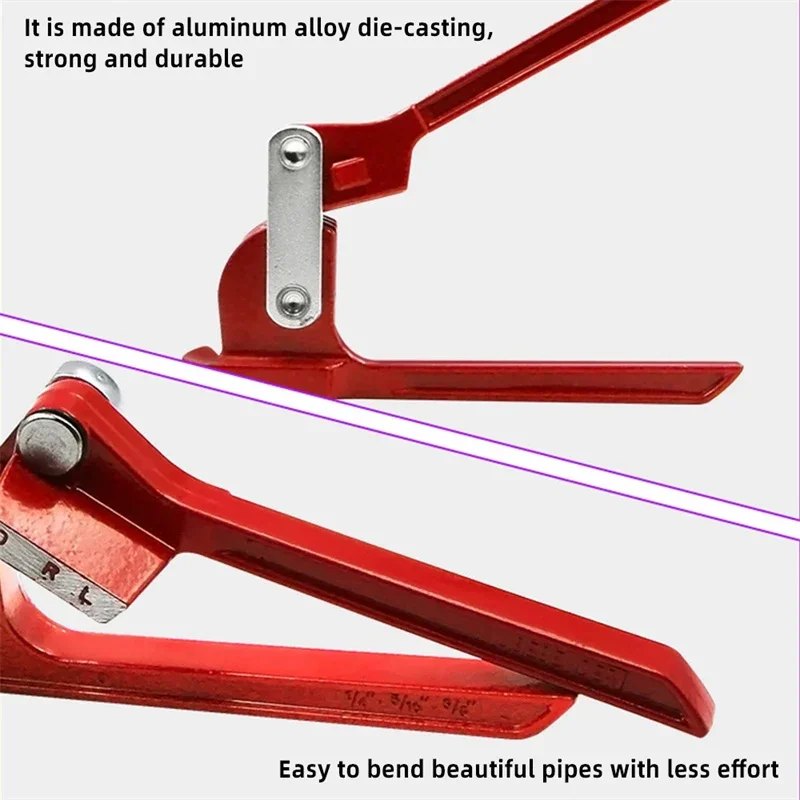 Комбинированный трубогиб 90/180 градусов 3 в 1 инструмент для гибки труб инструменты