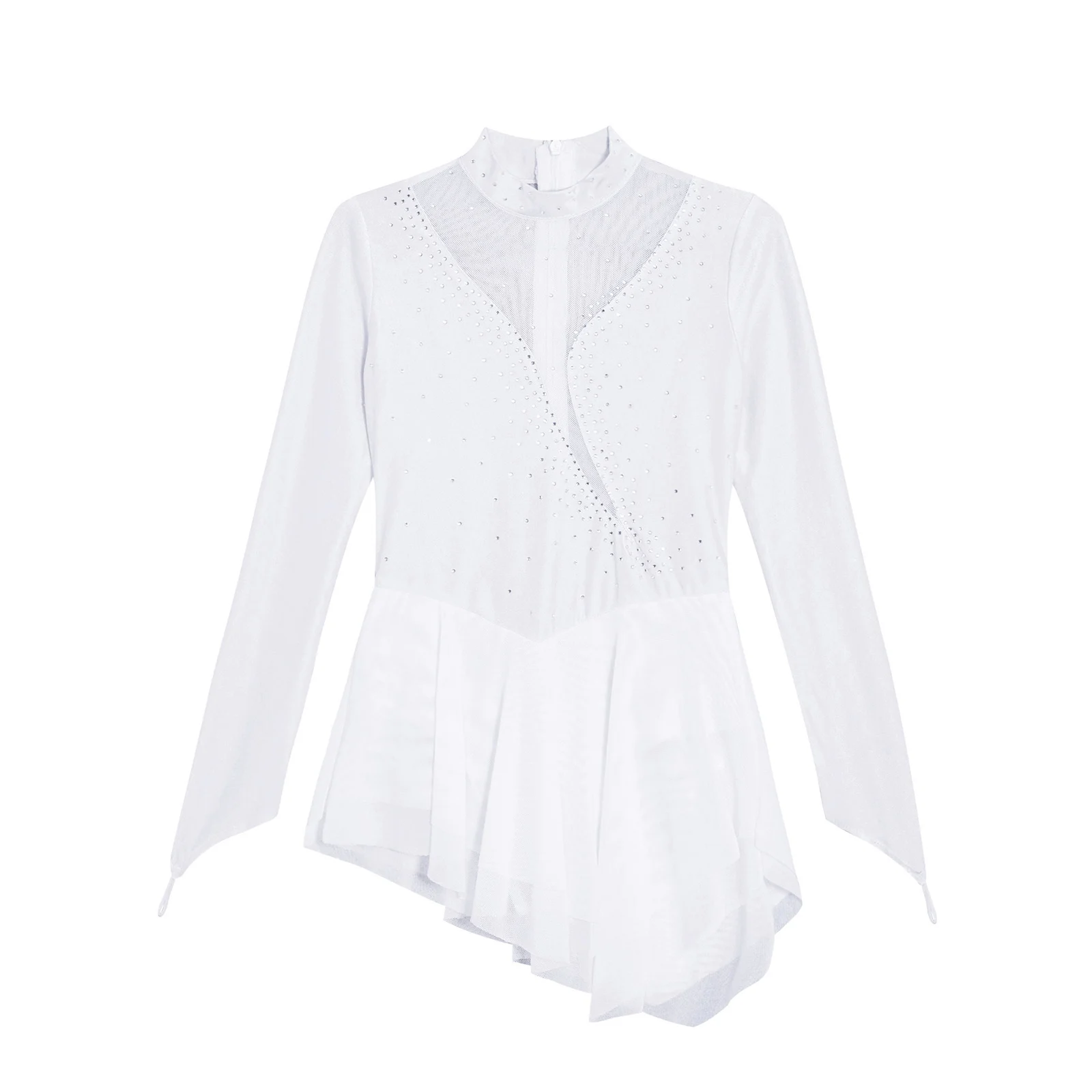 Детский костюм для фигурного катания девочек современное лирическое