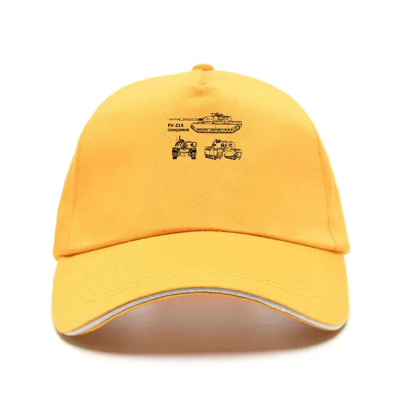 

New cap hat CONQUEROR TANK BUEPRINT EN T Baseball Cap THUNDER WAR WORD CHIEFTAN BIG C TANK OF(1)