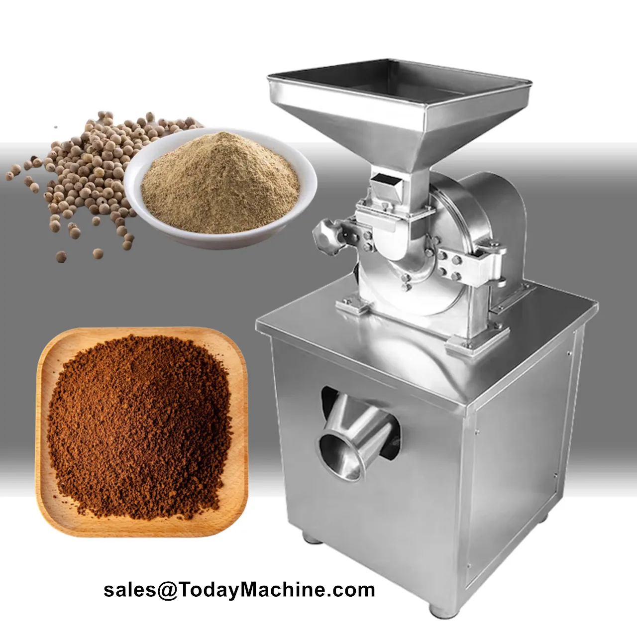 

Soybean Wheat Flour Salt Sugar Turmeric Spice Chilli Powder Food Grinding Machine