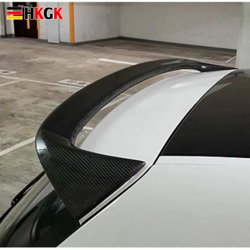 

For BMW 1 Series E87 E81 Hatchback AC Style Rear Roof Lip Spoiler Wing Carbon Fiber 2004-2011