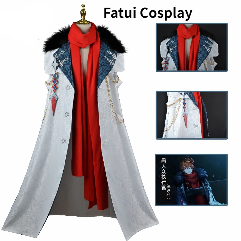 

Игровой аниме Genshin Impact Fatui, косплей, накидка руководителя, тартаглия, чилахакс, одежда для Хэллоуина, униформа A Winter Night's Lazzo