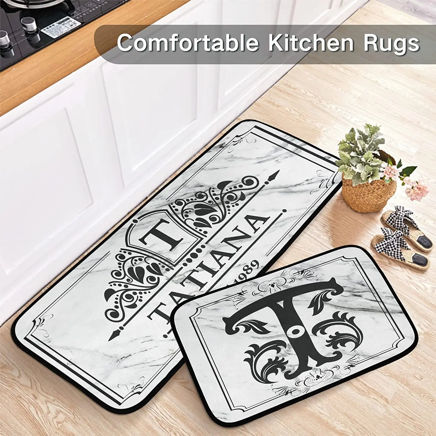 

Мраморный узор, кухонный ковер, войлочный материал, спальня, красивый прямоугольный Противоскользящий ковер для кухни, искусственный ковер