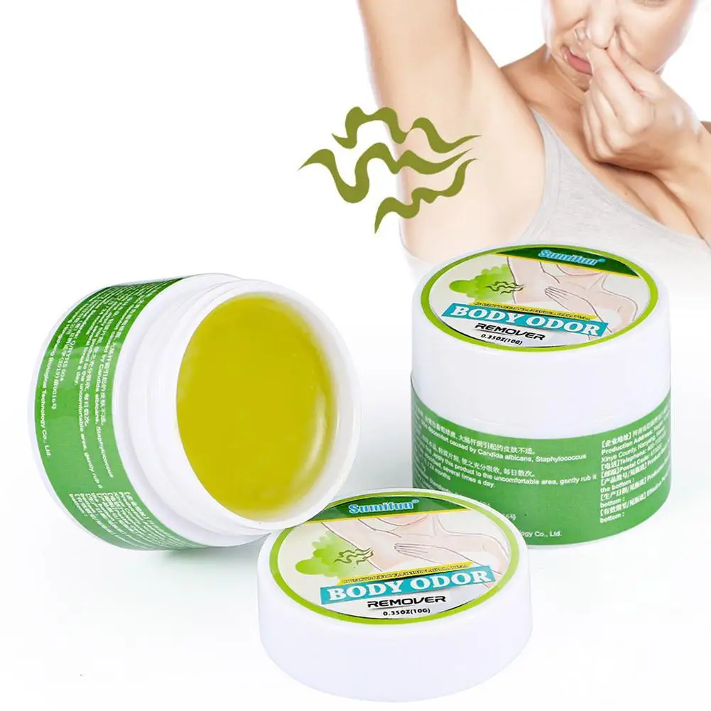 

Underarm Odor Remover Cream 10g Body Armpit Underarm Sweat Smell Deodorant Removal Refresh Body Deodorant Summer Women Supplies