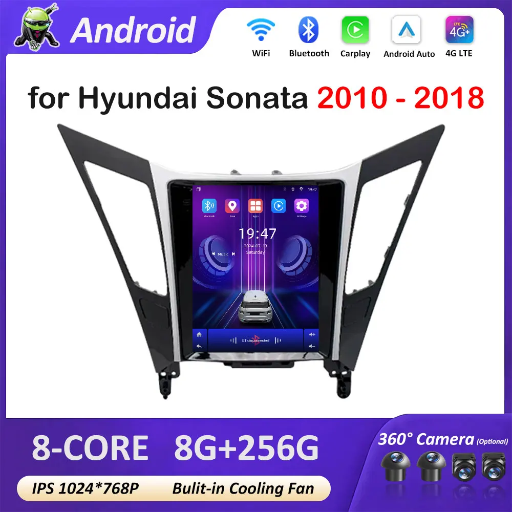 Аксессуары DSP стерео для Hyundai Sonata 2010 2011 2012 2013-2018 GPS-навигация Автомобильный