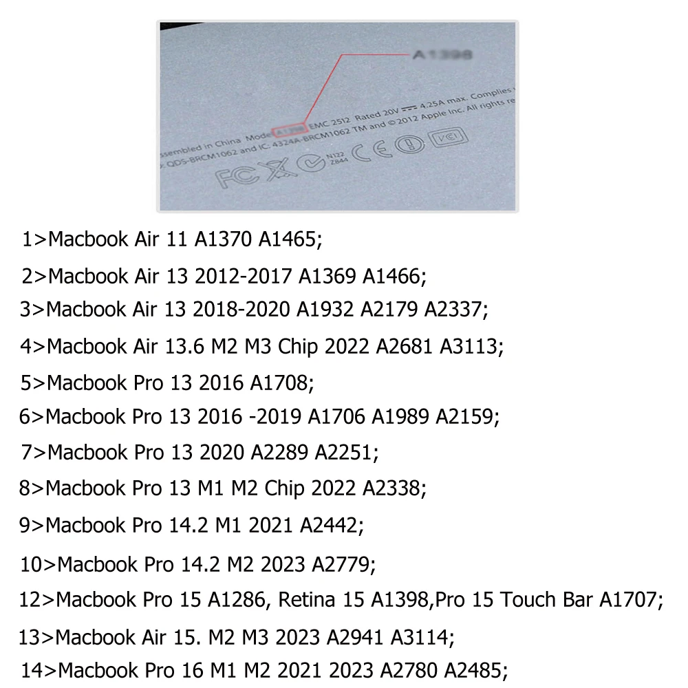 Чехол для Macbook Air M2 M1 M3 11 13 15 A2681 Pro 14 2 16 A2780 A2485 A2779 чехол ноутбука Chromebook аксессуары