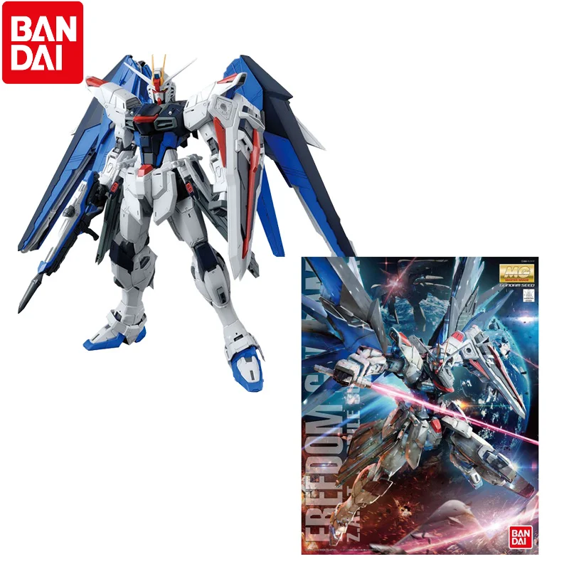 

Оригинальная модель Bandai Аниме Гундам, модель MG 1/100 ZGMF-X10A СВОБОДА Gundam Ver.2.0, Сборная модель, эффекты, аниме, экшн-фигурки, модель