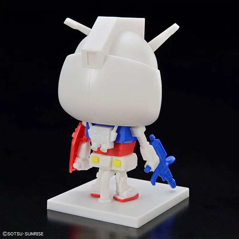 Фото Набор для сборки модели Gundam Bandai 1/1 Gunpla-Kun DX Set Zakupla-Kun Char Zaku-Kun, фигурка, аниме-фигурки, игрушки, подарок для мужчин №4
