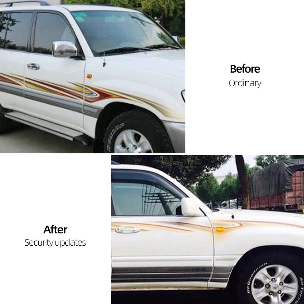 2 шт боковые габаритные огни динамический светодиод для Toyota Landcruiser Land cruiser 70 80 100