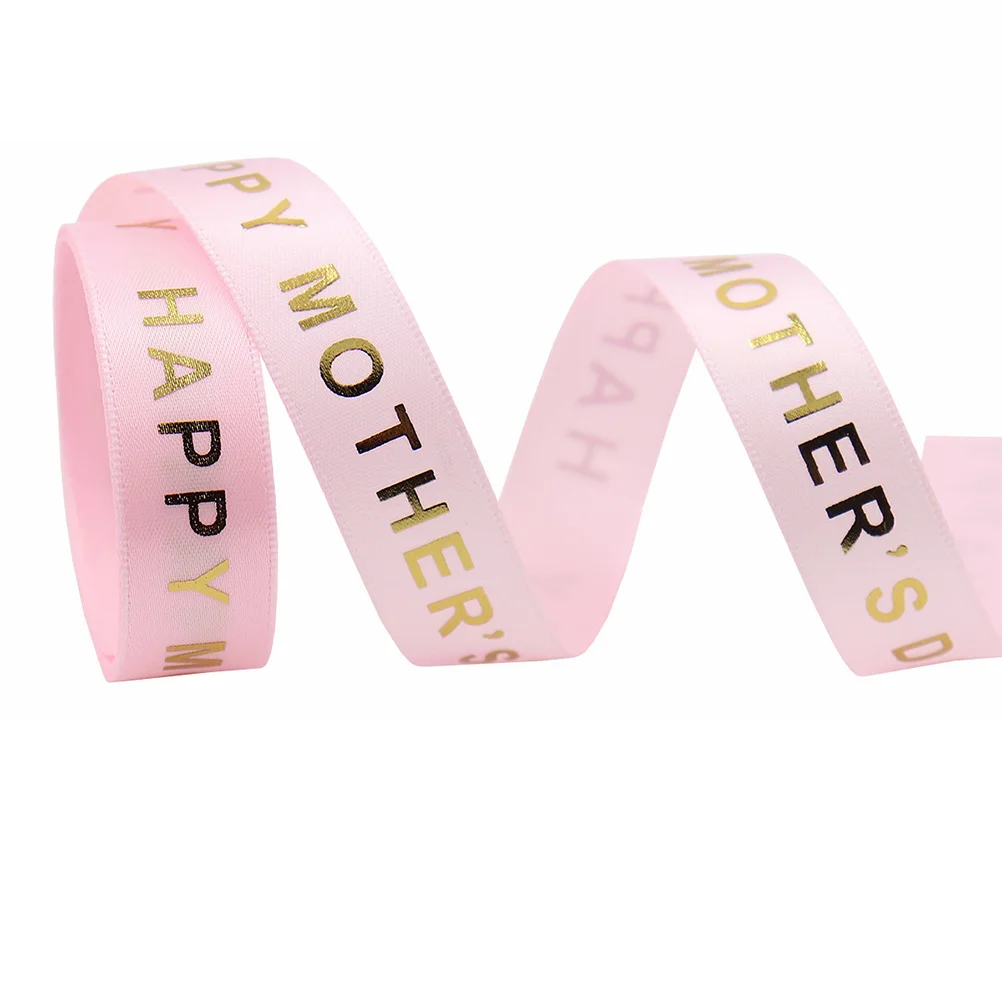 

1Roll Present DIY Wrapping Ribbon Delicate Packaging Ribbon for Mother's Day