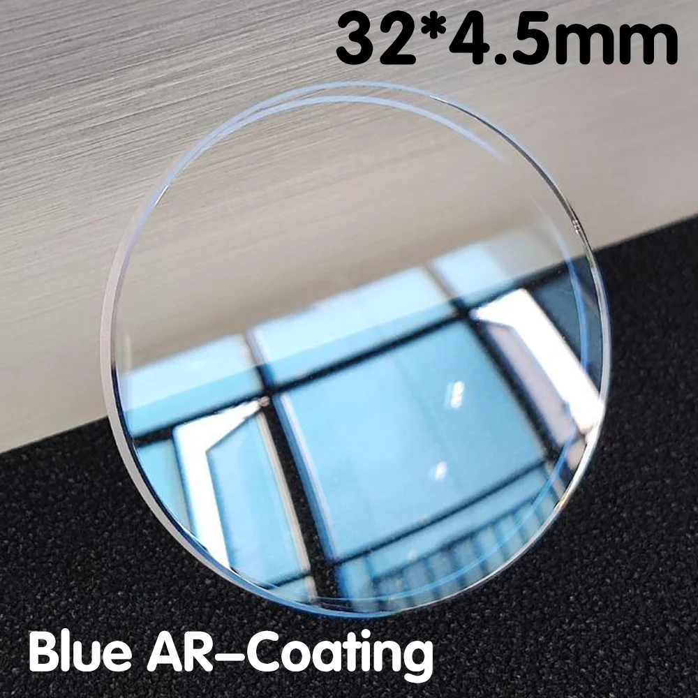 Сапфировое стекло с AR-покрытием двойное куполообразное кристалл 32 мм * 4 5
