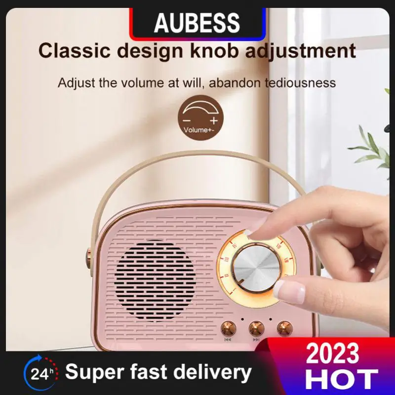 

Sound Stereo Vintage Home Outdoor Music Player Subwoofer Speaker Mini Speaker Wireless 2023 5.0