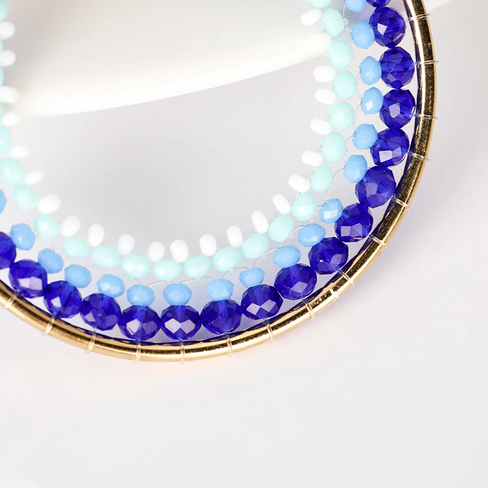 Новые серьги из нержавеющей стали высококачественные ручной работы с рисовыми