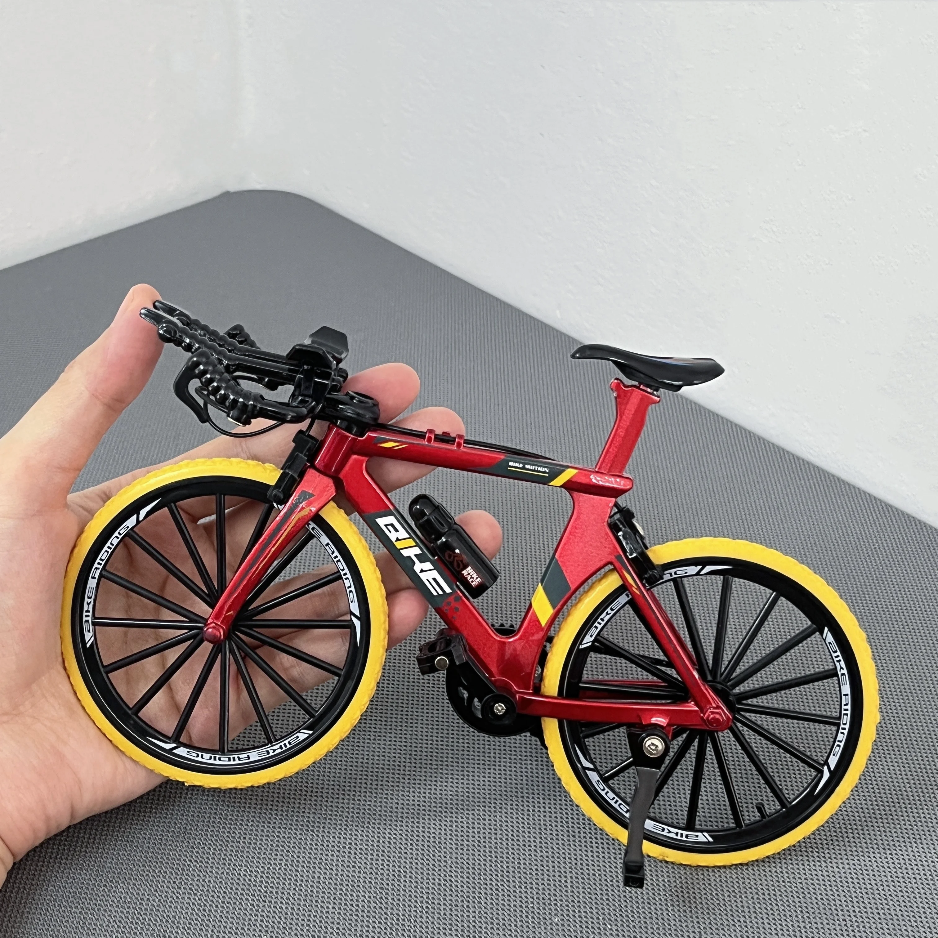 1: 8 мини-модель велосипеда литье из сплава украшение металл горный велосипед