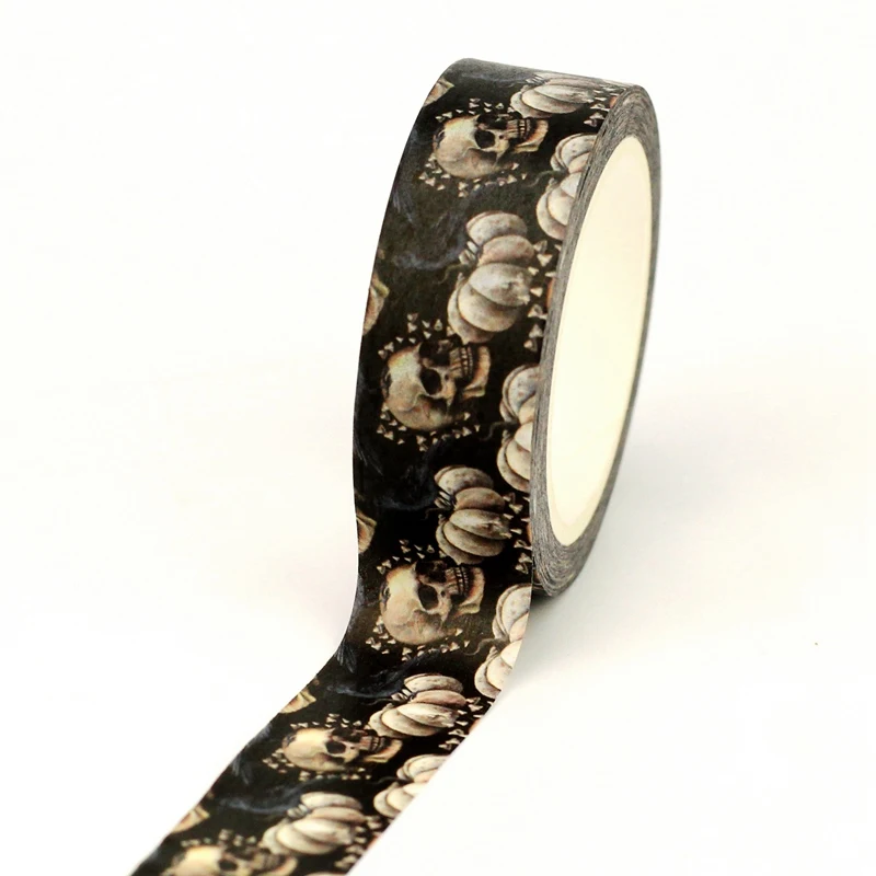 

Новинка 2023 года, 1 шт., 10 м, декор, череп, паутина, тыква, Хэллоуин, набор лент васи для скрапбукинга, малярная лента, милые соединительные канцелярские принадлежности