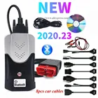 Новинка 2022, VCI 2018.R0, новинка 2020,23 VD DS150E CDP Bluetooth для delicht Vd Tcs CDP Pro, диагностический инструмент для автомобиля, грузовика, сканер Obd